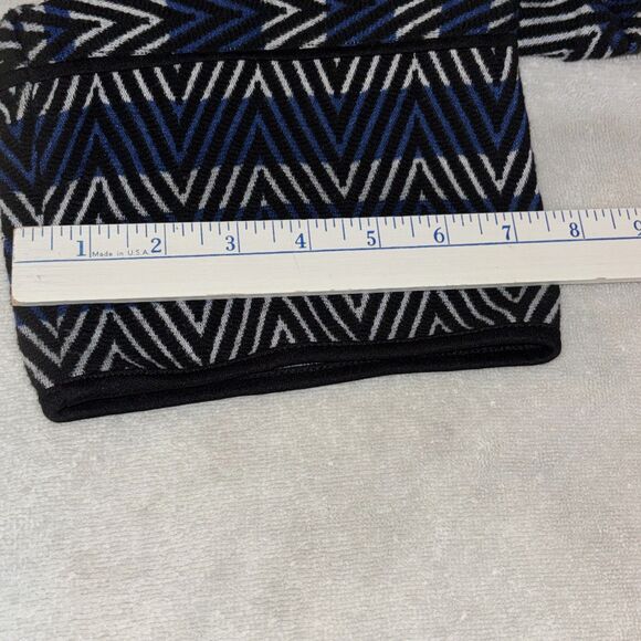 Jones Studio Jacket Long Geometric Print Open Front Dress Coat Blazer Pockets A - Picture 9 of 15